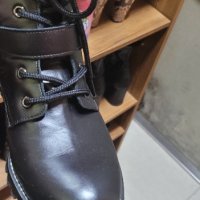 review of [레이첼 콕스] Walker boots Wacle Rb1827 2cm - 001  라운드토,로우힐,버클/벨트