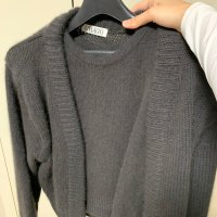 review of [틸아이다이] Raccoon V-neck knit top_Oatmeal EEJ5XX00370