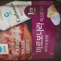 review of 청정원 싱글파우치 까르보나라 파스타소스 150g