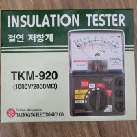 review of 절연저항계 메가테스터기 2000㏁ TKM-920 1000V