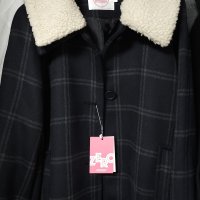 review of [제로스트릿] BUTTON POINT HALF CHECK COAT / PINK