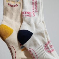 review of 아이헤이트먼데이 Weekend Socks Point Stripe - 멀티