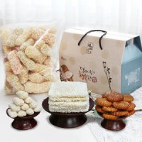 review of (밥꽃한과) 밥꽃하나 400g / 밥꽃둘 600g 맛있는 유과 장인한과 부모님 상견례 추석 설 선물 다과