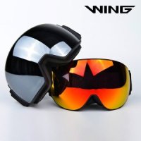 review of WING 미러 스포츠 고글 알리 Ali(네이비_블루) Sports Goggles Ali