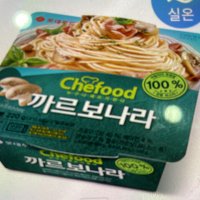 review of 쉐푸드 까르보나라 냉동 스파게티  220g  12개