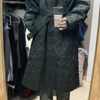 review of 에트몽 Trench Padding Coat Khaki