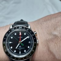 review of 2981452 Timex 워터베리 전통 GMT 스테인레스 스틸 케이스