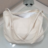 review of 무쿠앤에보니 mellow shoulder bag cream