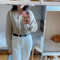 review of WAFFLE KNIT CARDIGAN