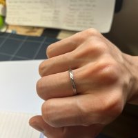 review of SCALETTOBLACK 써지컬스틸 BR31 Angled texture ring set