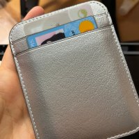 review of FUNFROMFUN 시그니처 카드홀더 뉴 실버 Signature Card Holder New silver