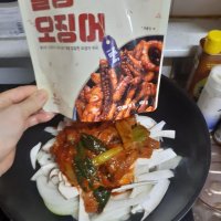 review of 강남맛집 팔꾸이 팔당오징어볶음 470g1팩 470g1팩 야채 국내산 동봉 밀키트