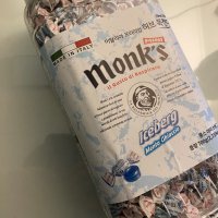 review of MONKS 몽스 아이스버그 500g 허브 목캔디