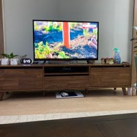 review of 까사미아 뉴헤링본 tv 거실장 브라운