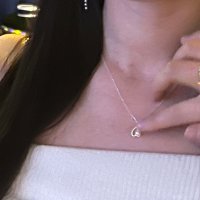 review of 앵브록스 silver925 수지 youth heart necklace