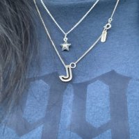 review of 딥브로우 moon and star layered necklace 925