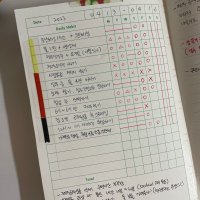 review of [텐바이텐] [Notepad] Good habit tracker D7F8XX69494