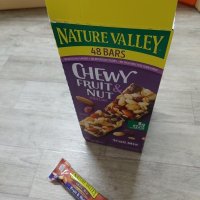 review of 네이쳐밸리 Nature Valley Chewy Fruit and Nut 그래놀라 바 트레일 믹스 34g 1 2온스 15개입