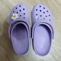 review of 픽스키즈 크록스 CROCS 크록밴드 클로그 키즈 라벤더 네온퍼플 207006-5P8