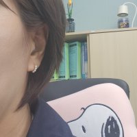 review of 14k 베이직 진주 원터치 딸랑이 귀걸이 데일리 링 귀걸이