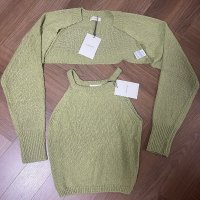 review of 앤니즈 Halter linen sleeveless Green