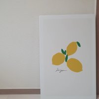 review of 레몬 그림 액자 캔버스 포스터 거실 현관 인테리어 LEMONADE