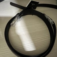 review of [리올그] NUE REORG LOGO BELT BLACK