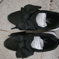 review of [신세계백화점]SUECOMMA BONNIE DG4DS23028BLK Ribbon slip-on sneakers(black)