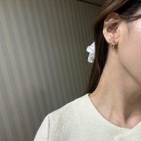 review of 헤이 valentine heart one-touch earring