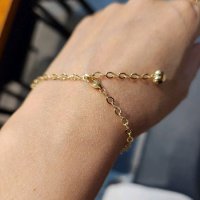 review of mhjewelry 14k 2mm 레인볼 팔찌