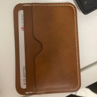 review of 그레이그레이 이탈리안 베지터블 페블 카드지갑 카라멜 Italian Vegetable Pebble Card Wallet Caramel