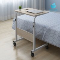 review of 이동식 침대 테이블 사이드 침대용 간이 베드 테이블 침대책상 60cm