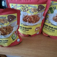 review of 맛의고수 크리스피 오징어 스낵 크림쉬림프맛  70g  1개