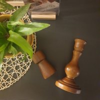 review of 아트박스 그레이 wood candle holder 우드촛대 초받침대