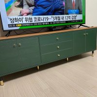 review of 마틴 미니멀 2000 템바 높은 거실장 TV 장식장 사이드보드 화이트 티비다이 높은거실장