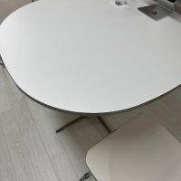 review of 바이더하임 HPL 블랙 실버엣지 원형 둥근사각 테이블 식탁