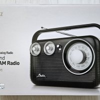 review of 아날로그 레트로 라디오 휴대용 옛날 클래식 라디오 탁상용 빈티지 FM 건전지