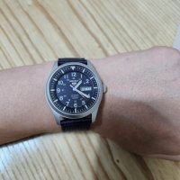 review of 세이코 세이코 5 스포츠 오토메틱 카키 다이얼맨스 Watch SNZG09K1