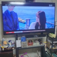 review of 85인치스탠드 삼성 LG 호환 75인치 티비거치대 이젤형 티비다리 이동식