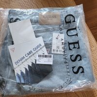 review of 게스 GUESS 남자 슬림 스트레이트 청바지 발목 30으로 디스트로이드