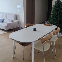 review of 보그테이블 3Type 화이트 원형 테이블 카페 둥근 라운드 식탁 실버엣지 오드나인