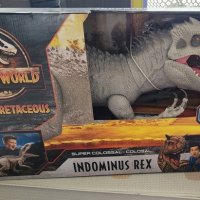 review of Jurassic World HBK73 - 자이언트 공룡 T-Rex 액션 피겨 초대형 장난감 길이 약 61cm 움직일 수 있는 관절 먹기 기능 4년 된  인도미누스 킹  하나의