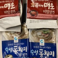 review of 청정원 건강하게 먹는 맛있는 청정원 화끈하게 매운 비빔냉면 420g 2인분 간편요리 안전한재료