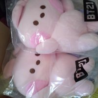 review of BT21 쿠션 캐릭터 쿠키 타타 치미 알제이 선물