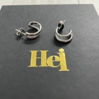 review of [헤이]humming heart earring: White