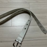 review of 세릭 PUNCHING LEATHER BELT / WHITE