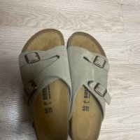 review of 버켄스탁 남성 슬리퍼 샌들 애리조나 Soft Footbed - Suede 남여공용 - Taupe 341824