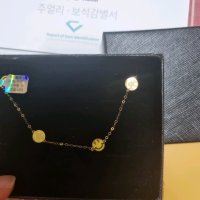 review of 14k 18k 스마일목걸이 / 데일리 여성 금 목걸이