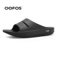 review of OOFOS 슬리퍼 블랙 남녀공용  Black  270 Women/250 Men