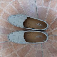 review of Rockport 여성용 베이뷰 우븐 모카신  바닐라 가죽